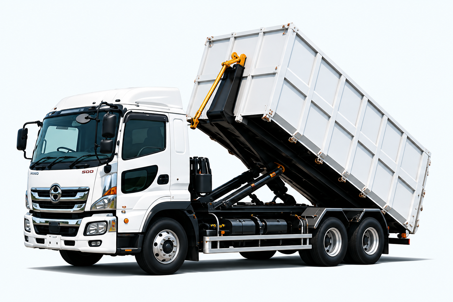 Arm roll loader truck