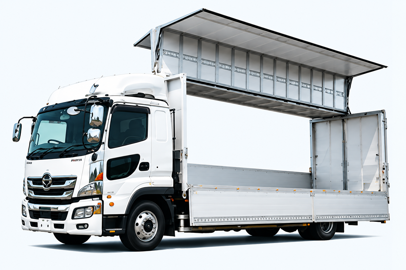 Wing body truck
